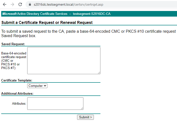 Patched web UI to show computer template